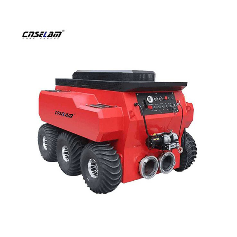 Wireless control of mobile drainage equipment