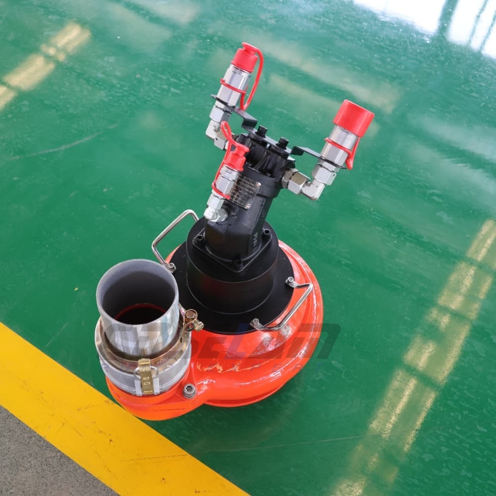 Durable hydraulic trash pump
