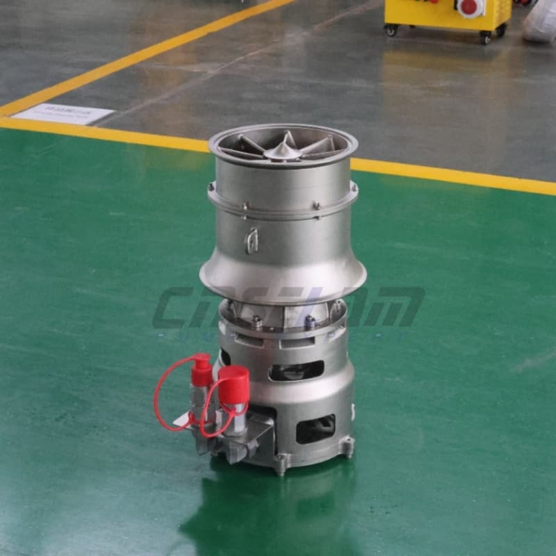 Hydraulic Axial Flow Submersible Pump with Pontoon