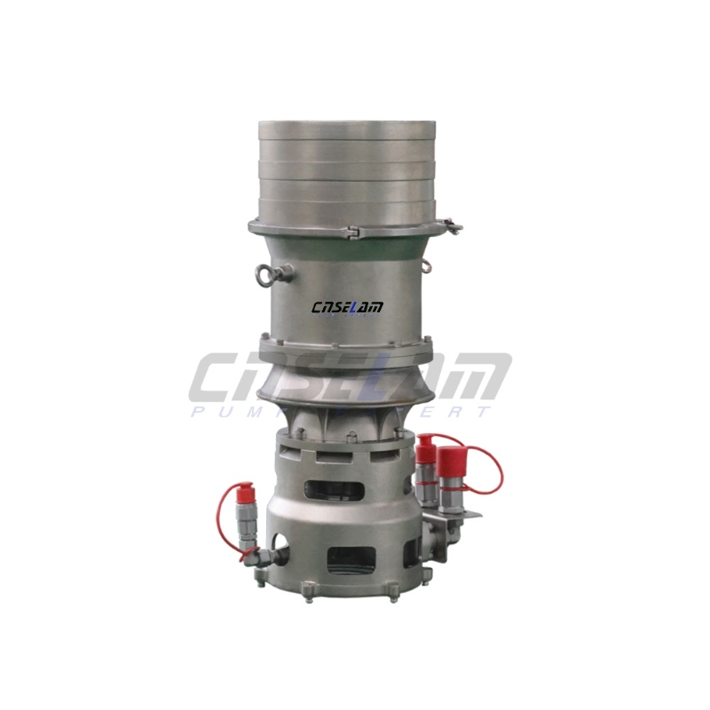 Large Flow Hydraulic Submersible Pump with Pontoon